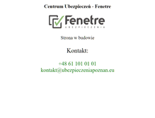 Tablet Screenshot of fenetre.pl